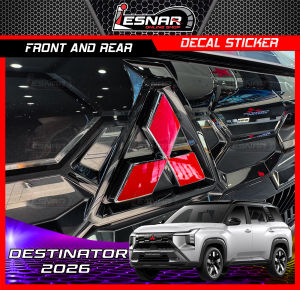 Mitsubishi Destinator 2026 Front & Rear Logo Decal Sticker