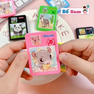 Trượt xếp hình đồ chơi phát triển trí tuệ tư duy cho trẻ tuổi thơ nhiều màu Shop Bố Sam