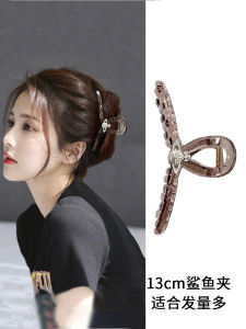 Large Size Diamond Embedded Saturn Hair Clip Women's New 2026 Fashion Sensation Hair Accessories for Thick Hair at Back of Head