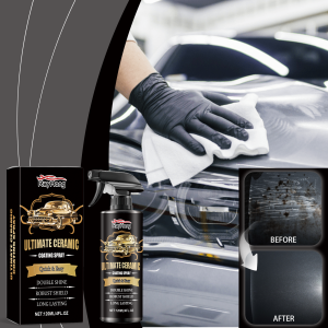 Ceramic Coating Spray For Vehicles Rapid Application Paint Protection Wax Anti Soiling Gloss Enhancing Maintenance Coating Agent