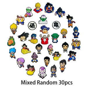 Hot Toys | Mix 30-200pcs Manga Cartoon Shoe Charm PVC DiY for Shoe Accessories Dreations for Sandals Sneaker Classic Clog Kids X-mas Gifts