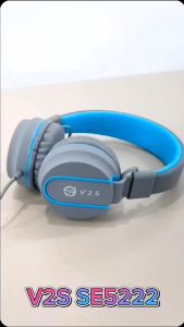 V2S SE5222 Wired Headphone Collapsible 3.5mm Jack Foldable Adjustable notebook PC game Headset