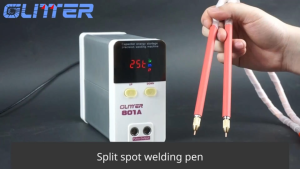 GLITTER 18650 Battery Welding Machine 10.6kW Small Handheld Supercapacitor Spot Welder For Nickel 21700/Phone Battery/Nickel-plated Steel Strip 801A