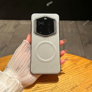 Ultra Thin Metallic Leather Magnetic Charging Protective Case For Honor Magic Series