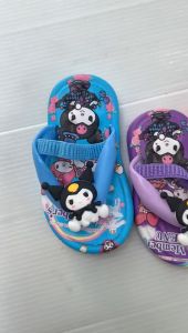 Sandal Jepit Anak Bayi Balita Perempuan Import Jelly KUROMI TALI Usia 0 1 2 3 4 5 6 Tahun