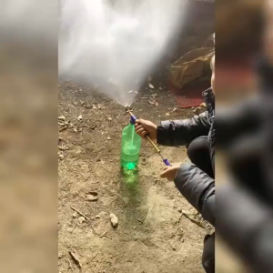 Handheld Push Pull Copper Pump Sprayer Adjustable Drink Bottle Spray Reciprocating Copper Nozzle