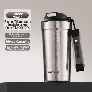 Fuguang | Mens Portable Double-layer Titanium Insulation Cup