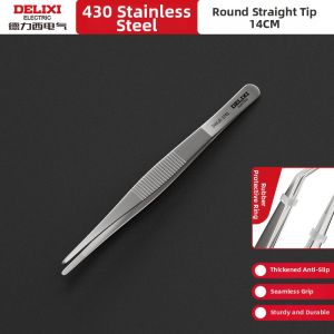 DELIXI | Rust-resistant Anti-static Long Thick Big Tweezers
