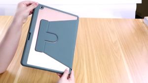 Mutural เคสใสกันรอย เคส 2025 Ipad pro 11 M5/Gen11 A16/Air7 11 M3/2024 Ipad Gen10 10.9/Pro11 M4/Air6 11 M2/ iPad 10.2 Gen7 Gen8 Gen9/Air5 10.9/Air4 10.9/iPad Pro 11(2021)(2020)(2022) เคสกันกระแทกหมุน360องศาเกรดพรีเมี่ยม