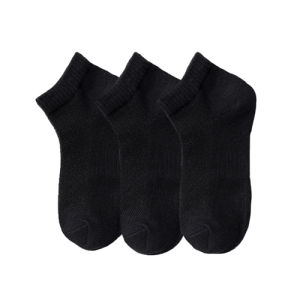 3Pairs/set Summer Childrens Socks For Boys Girls Mesh Thin Kids Girl Boy Sock Casual Student Sport Sock 1-12Y Black White Gray