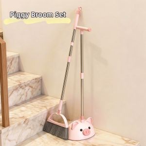 Hourleey | New Home Use Hair-Resistant Broom and Dustpan Set