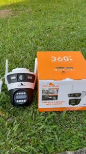 กล้องวงจรปิดไร้สาย 2 กล้อง 5MP พร้อม Night Vision และฟีเจอร์ Auto Tracking ติดตั้งง่าย รองรับ Yoosee และ Wi-Fi 2.4G