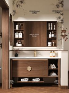 DIPURUI | Customized Vintage Song Style Bathroom Vanity