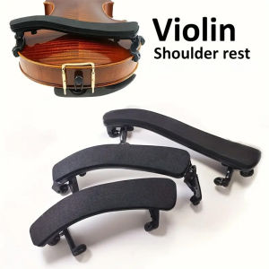 Violin Shoulder Rest for 3/4 4/4 1/2 1/4 1/8 1/16 with Thick Foam Pad Collapsible and Height Adjustable Feet Plastic Violin Part
