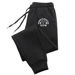 GYM Powerhouse Mens Printed Casual Sports Pants for Running Exercise & Jogging