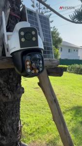 แพ็ดคู่ สุดคุ้ม!!! กล้องวงจรปิดโซล่าเซลล์ใส่ซิม SIM 4G 2เลนส์ 8MP กล้องวงจรปิดใส่ซิม solar กลางคืนสีสัน พลังงานแสงอาทิตย์ SOLAR CCTV / Battery Power