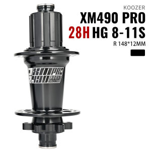 Koozer | KOOZER XM490PRO BOOST MTB Hub 148x12 110x15mm Steel Shaft Sealed Bearing 6 Pawls 72 Clicks Bicycle Rear Hub 28 32 Holes