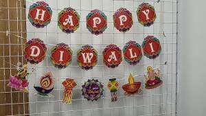 New Diwali Party Decoration Banner Happy Diwali Flag Indian Festival Decoration Supplies