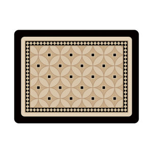 UARA Mobi Retro Silicone Mud Kitchen Countertop Drain Mat Sink Anti-slip Water Absorbent Pad Cup Mat Home Decorative Rugs