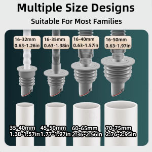 Drainer Stopper Accessories Silicone Drainage Pipe Cover Sewer Sewage Pool Deodorant Valve Drainage Sealing Cap Deodorization And Anti Overflow Cover Multi Size Optional