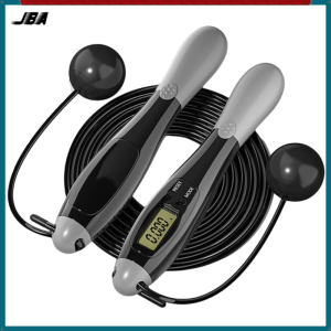 JBA Skipping Rope Dual-Use With Counter Cordless Adjustable Non-Knot Lightweight Jumping Rope Suit PVC 无绳跳绳