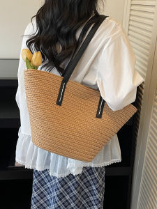 TANGKOU | Vacation Beach Large Capacity Straw Tote Handbag