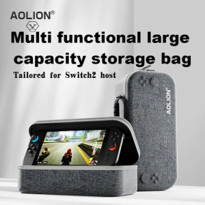 AOLION For Switch 2 Portable Storage Bag Dustproof Portable Protective Bag EVA Handbag Hard Bag