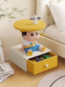 Kawaii ต๊ะม้าสีสันสดใสสำหรับโต๊ะข้างโซฟา สไตล์การ์ตูน ชั้นวางของขนาดเล็ก 2025 ใหม่ หรูหรา ระดับไฮเอนด์ ตู้เก็บของ