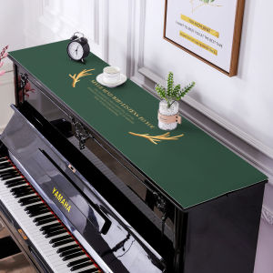 ผ้าคลุมป้องกันการสะสมของมันสำปะหลังกันน้ำสำหรับป้องกันฝุ่นจากผิวของปIANO ผ้าคลุมปIANOแบบครึ่งหน้าที่ยืดหยุ่นสูงสำหรับครอบครัว