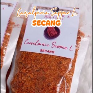 KAYU SECANG BUBUK / SERBUK KAYU SECANG / SAPPANWOOD POWDER 100% REMPAH KUALITAS PREMIUM uk. SACHET