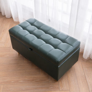 Modern Minimalist Home Use Shoe Bench Sofa Storage Leather Board Storage Small Stool Low Stool Entrance Hall Furniture