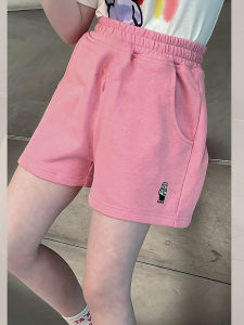 Trendy Sport Pants Childrens Short Casual Shorts Girls Summer Clothes New Model Cotton Blend Fabric Breathable mid Waist