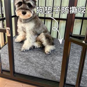 Large Dog Sleeping Mat All Season Waterproof Urine Resistant Dog Cage Mat Woolen Pet Floor Mat Comfortable Dog Bed Pad