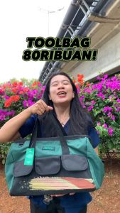 ISKU Tool Bag/Tas Perkakas 13/16/18 inch Bahan Kain Oxford Multifungsi /Alat Perkakas