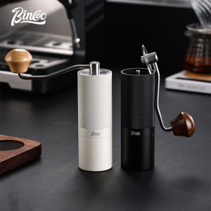 BINCOO Manual Coffee Bean Grinder Adjustable Setting Stainless Steel Burr Grinder Coffee Expresso French Press