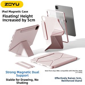 Zoyu | Height Increase Rotatable Magnetic Detachable Case 12.9 Inch