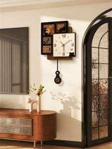 HAOJIUBUJIAN | Creative Cat Retro Geometric High-End Silent Artistic Wall Clock