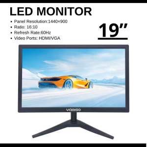 YAMIGO Brand New LED Monitor 19” 20” 23.8” 27” FHD Gaming computer monitors CCTV w/ HDMI VGA Ready