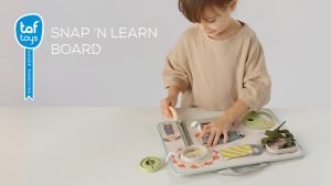 Taf Toys บอร์ดกิจกรรม Snap n Learn Board ของเล่นเสริมพัฒนาการ 18 เดือน ขึ้นไป