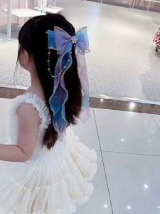 Jepit Rambut Anak Pita Panjang Motif Warna Warni Jepitan Pita Rambut Anak Perempuan