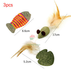 Catnip Cats Grass Chew Toy To Remove Hair Ball Molar Rod Mouse Chicken Feather Edible Cat Toy Tooth Cleaning Pet Cat Accessories