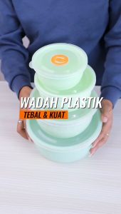Sinda Freshpot 4 set / Lunch Box 4 set / Tempat Makan 4 Susun Motif Polos