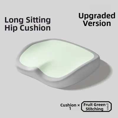 Pressure Relief Cushion with Memory Foam Lumbar Support and Butt Lifting