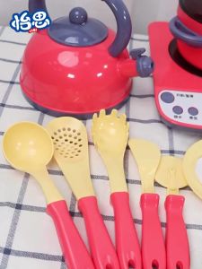 Play House Kitchen Food Toys Simulation Electric Rice Cooker Play Set Children Pretend Play Toy House Role Playing Girls Gift
