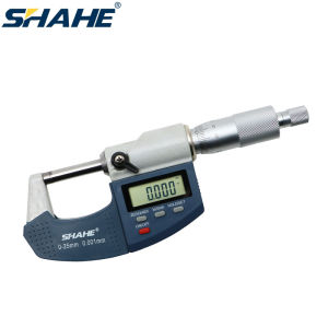 Shahe 0-25mm laser-quy mô micromet 0.001mm kỹ thuật số Trắc vi kế đo ngoài đo độ dày hợp kim cứng công cụ