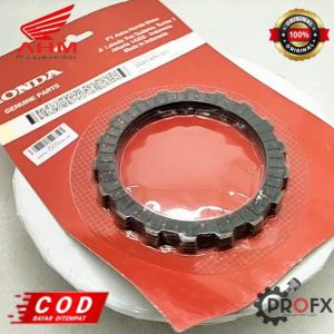 PLAT KOPLING KPH HONDA KARISMA KIRANA SUPRA X 125 KARBU ORIGINAL ASLI AHM KAMPAS KANVAS PELAT