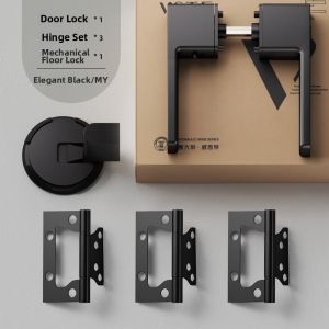VAISITE | Minimalist Black Linear Lock Eco-friendly Indoor Quiet Magnetic Door Lock