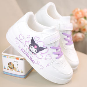 Girls Sport Shoes Magic Tape Board Shoes Childrens Running Shoes Warm Winter Rubber Bottom PU Material for Little Girls