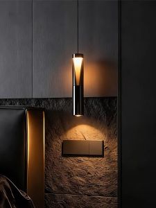 Designers Light | Minimalist Height Adjustable Bedroom Headboard Pendant Light