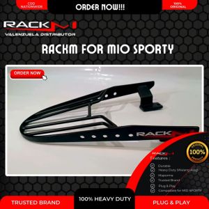 RackM Monorack / Rear Luggage Carrier (Heavy Duty) for Yamaha Mio Sporty (Up to 2017)